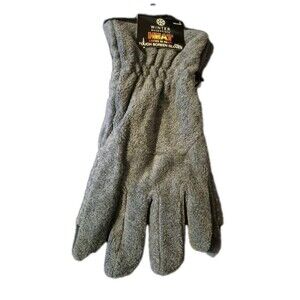 Winter Essentials Heat Touch Screen Texting Gloves Thick Fleece Mens L Unisex